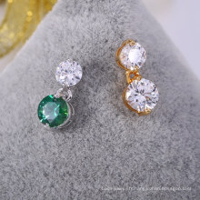 Fournitures de bijoux de mode cubique zircone boucle d&#39;oreille stud pour les filles